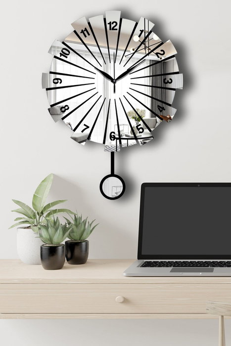 Wallity Reloj de pared decorativo Plateado Wallity Reloj de pared decorativo Plateado